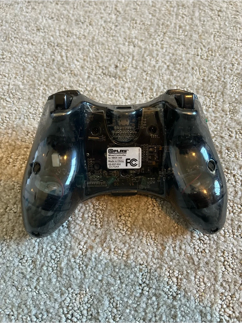 At Play Wired Controller For Xbox 360 And PC - Smoke Grey : Tested And Working